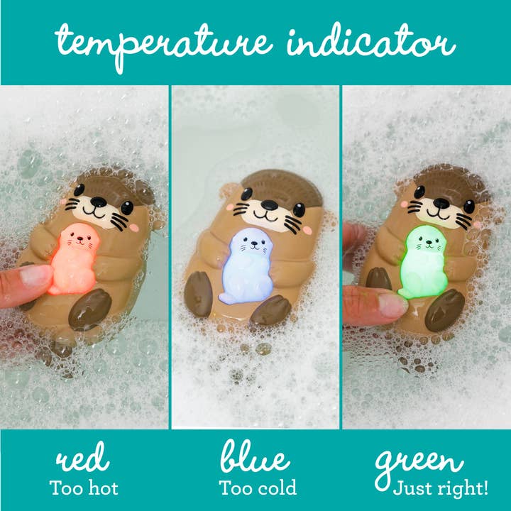 Infantino - Wholesale Bath Toy - Baby - Right Temp Light Up Otter2