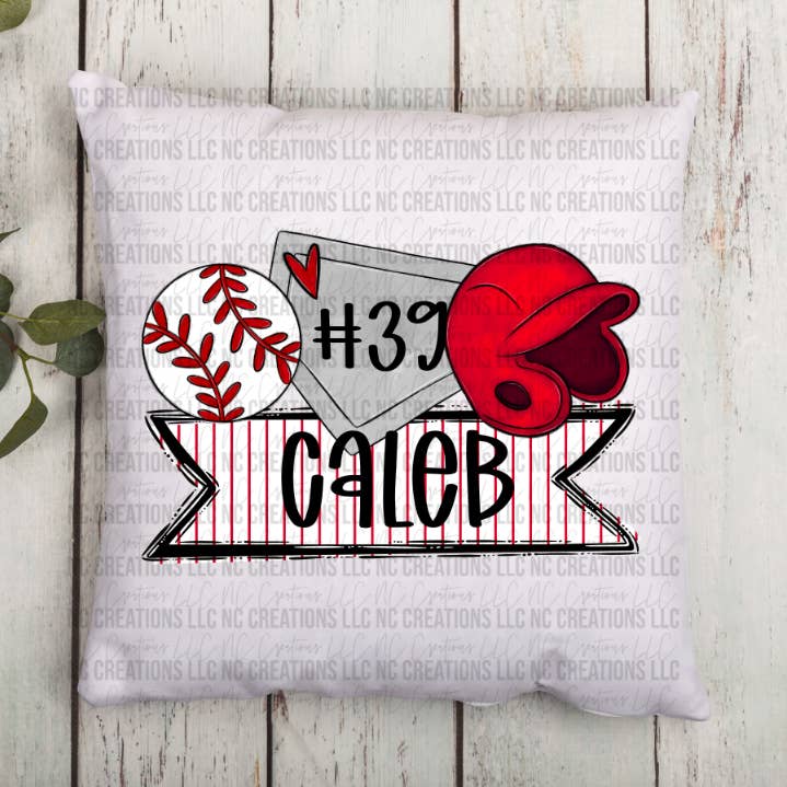 Baseball Trios Pillow Wholesale for wholesale by NC Creations