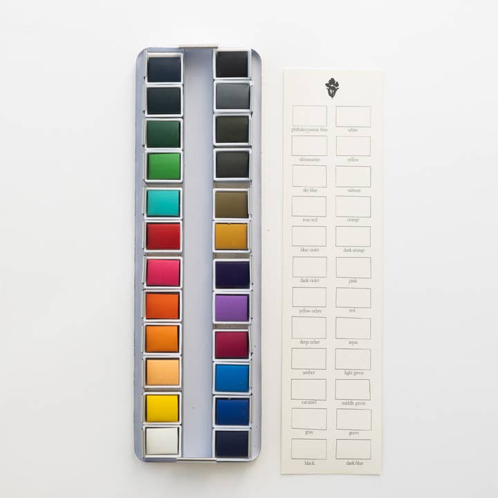Bailey Rae Studio - Wholesale Watercolor Paint - 24 Color Watercolor Paint Palette3
