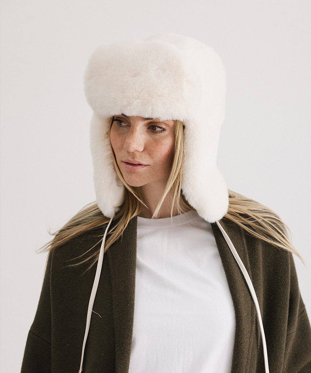 Gigi Pip - Wholesale Trapper/Bomber Hat - Women's - Logan Faux Fur Trapper Hat16