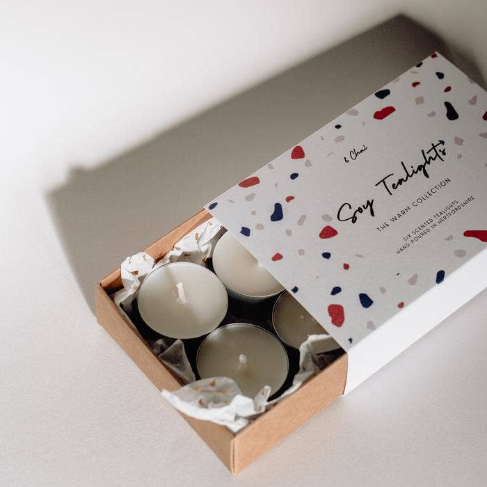 & Chai – wholesale Tea light candles – Soy Tealights – The Warm Collection1