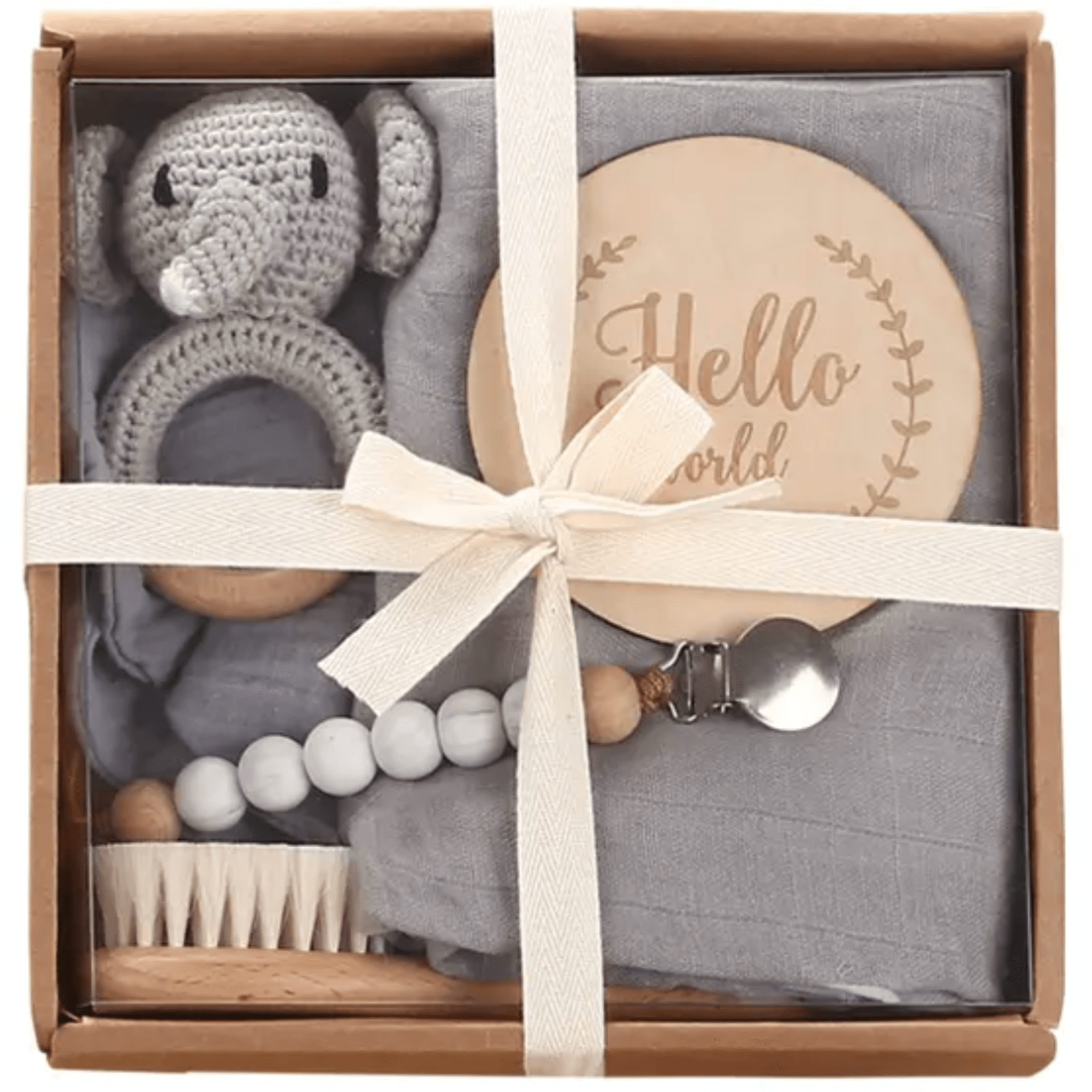 Giften Market - Wholesale New Mom Gift Box/Set - Welcome Baby Gift Box - Charming 6-Piece Set for Newborns3