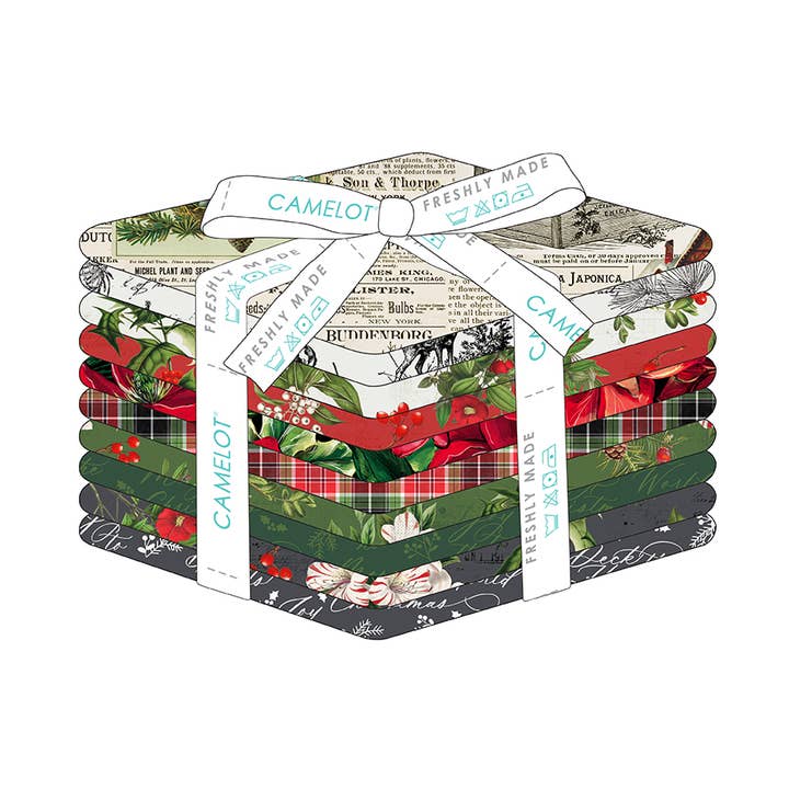 Joy to the World Collection Fat Quarter Bundle (10 pieces) for wholesale by Camelot