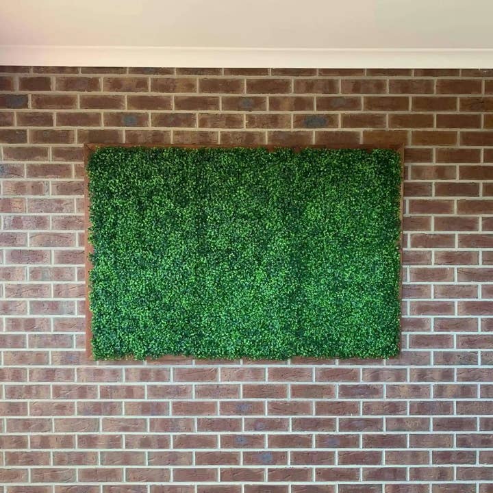 Designer Plants - Wholesale Artificial Plant - Artificial Mixed Boxwood Hedge Panel Wall 40" x 40" 11SQ FT Commercial Grade UV Resistant5