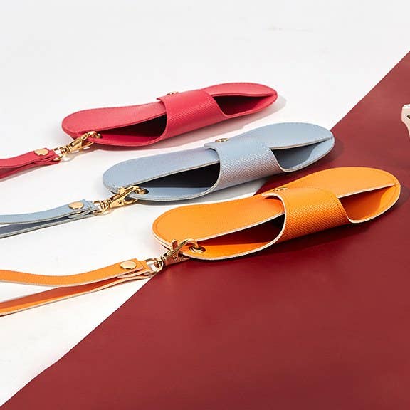 Dipped Shop - Wholesale Eyewear cases & holders – Women's - Soft Leather Portable Lanyard Glasses Case DP25B9322