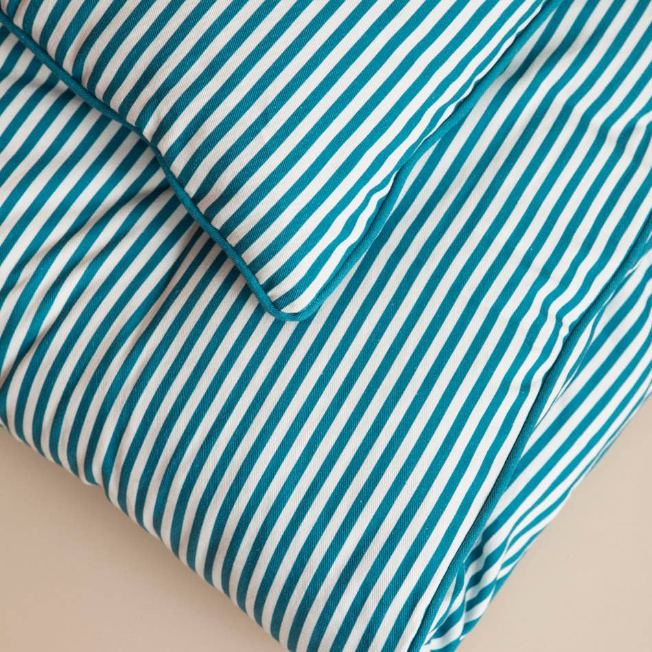 Mahe Homeware - Venta al por mayor Manta de cama - Cubrecama/saco de cama Bluesteel 85x200 cm2