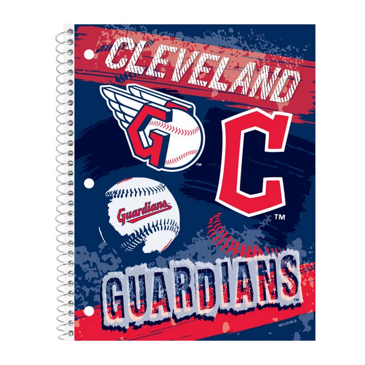 MLB Cleveland Guardians Spiral Notebook for wholesale by Mojo Licensing