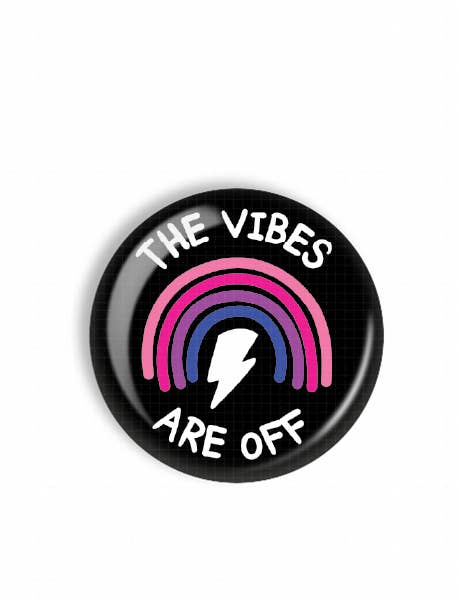 Badge Reel Topper | The Vibes Are Off | Swappable for wholesale by Snarkynurses