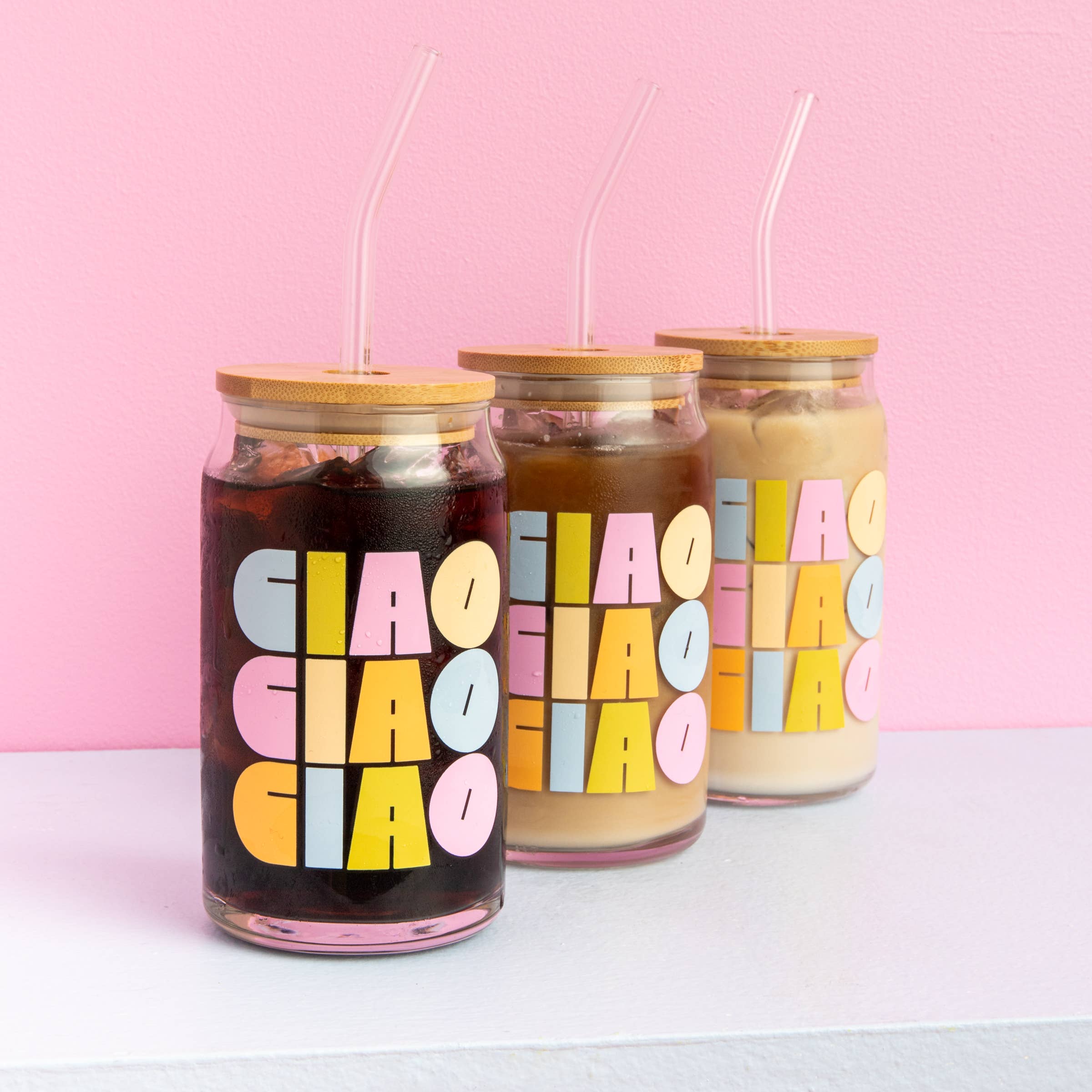 Talking Out of Turn - Wholesale Drinking Glass/Cup - Can Glass w/Lid + Straw (SALE!)31