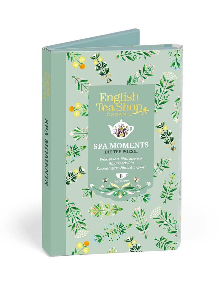 ETS - Set Regalo Tè Tea-Poetry « Spa Moments », 8 Bustine di Tè biologico per la vendita all'ingrosso da parte di Royal Nature GmbH & Co. KG