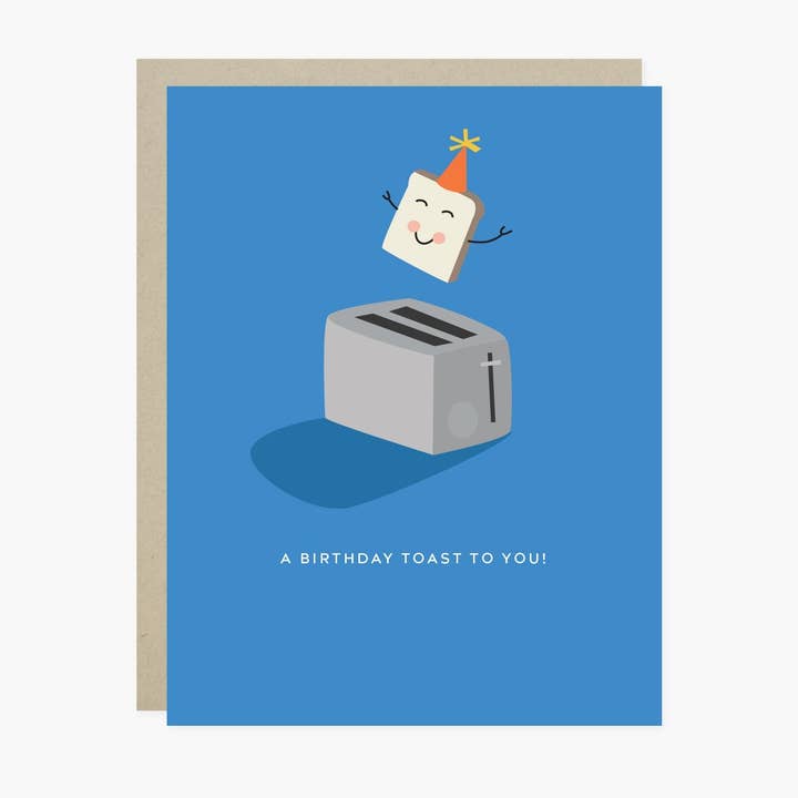 Birthday Toast Birthday Card for wholesale by Barone and Co.