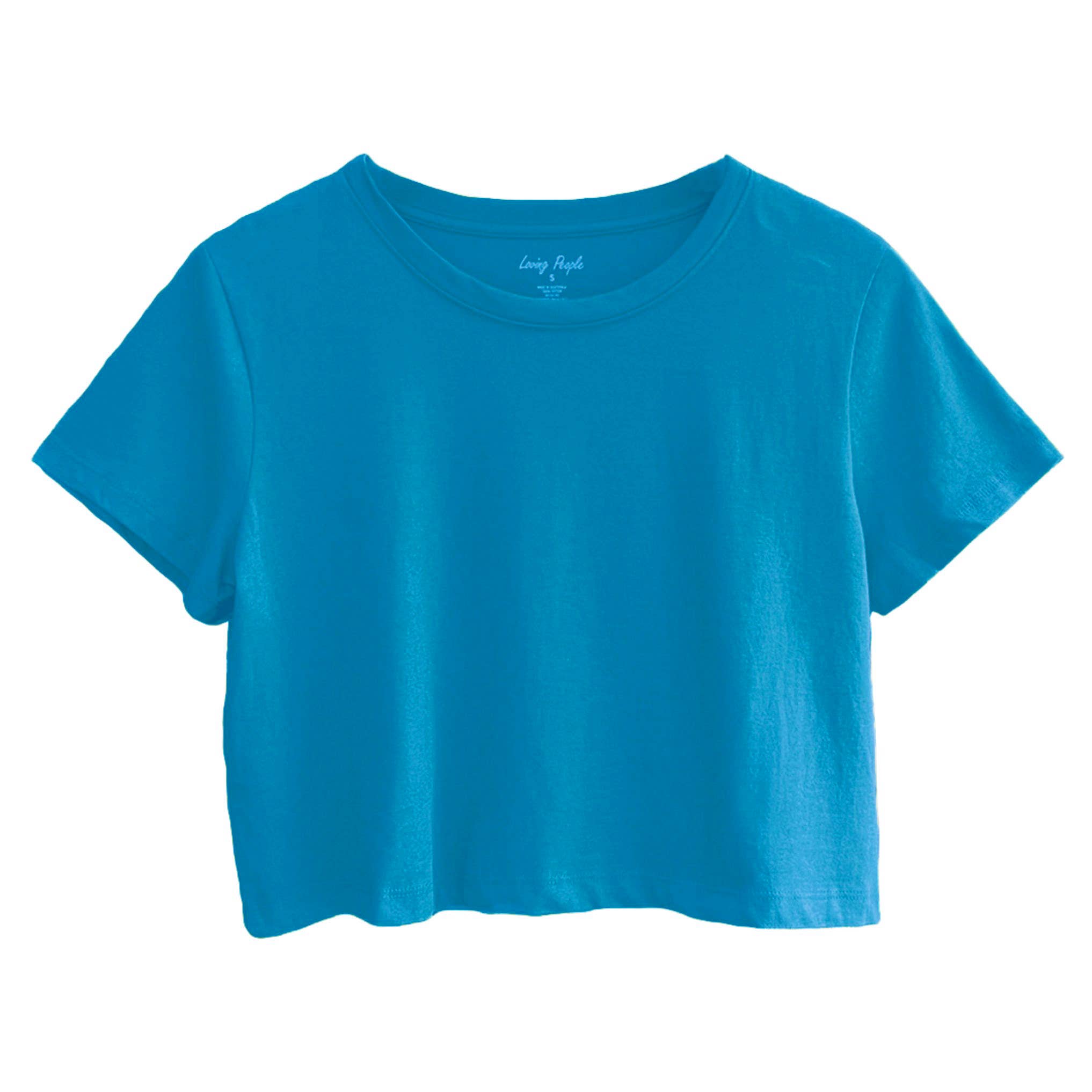 LOVING PEOPLE - Wholesale T-Shirt - Women's - Premium Crop Tees (Blues)12