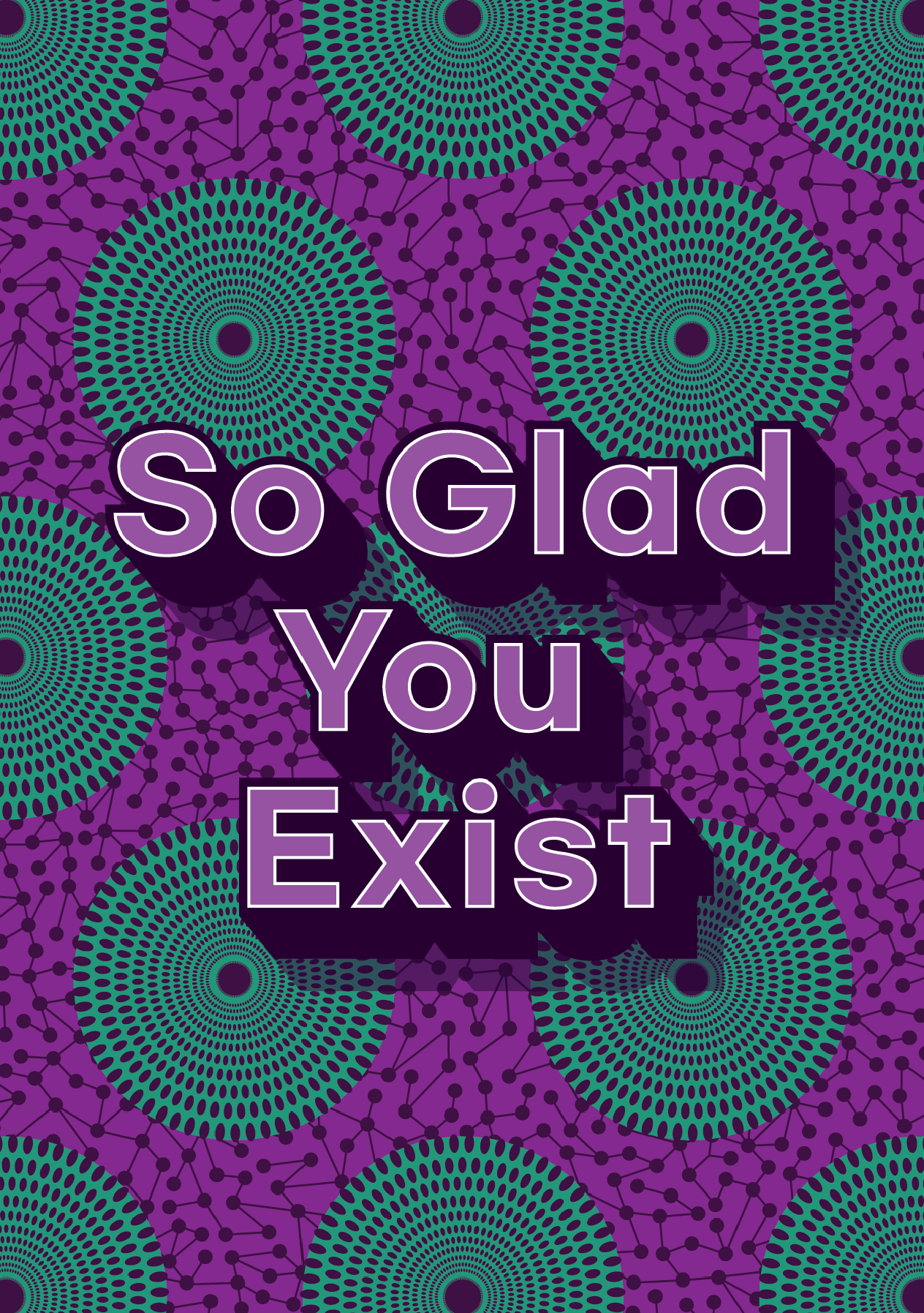 Shaven Raven Designs - Wholesale Everyday Greeting Card - So Glad You Exist - Greeting Card1