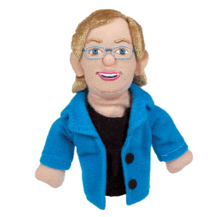 Elizabeth Warren Finger Puppet for wholesale by Unemployed Philosophers Guild