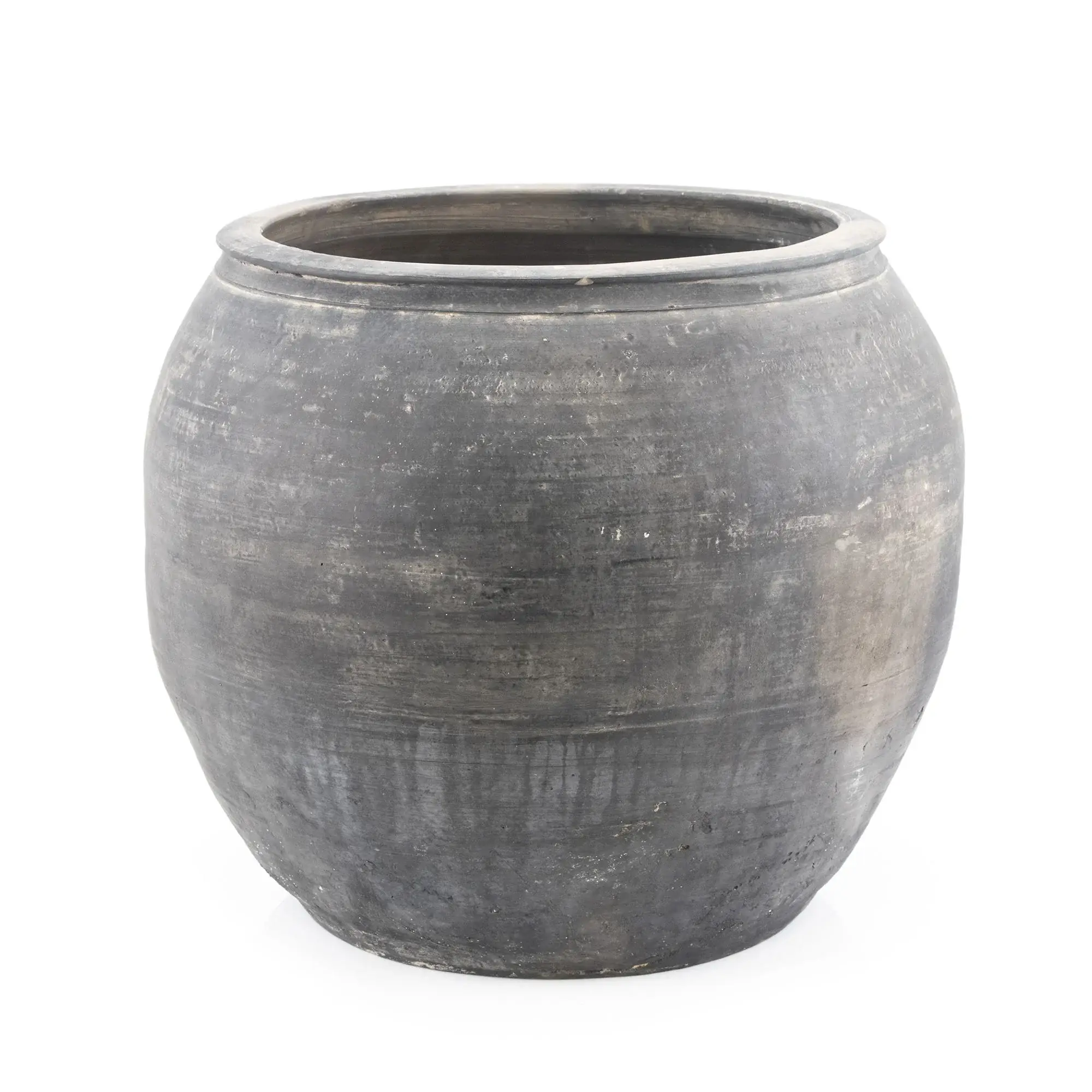Element Accessories USA - Vente Pot - pots vintage en argile gris mat, poterie intérieure rustique, urnes1
