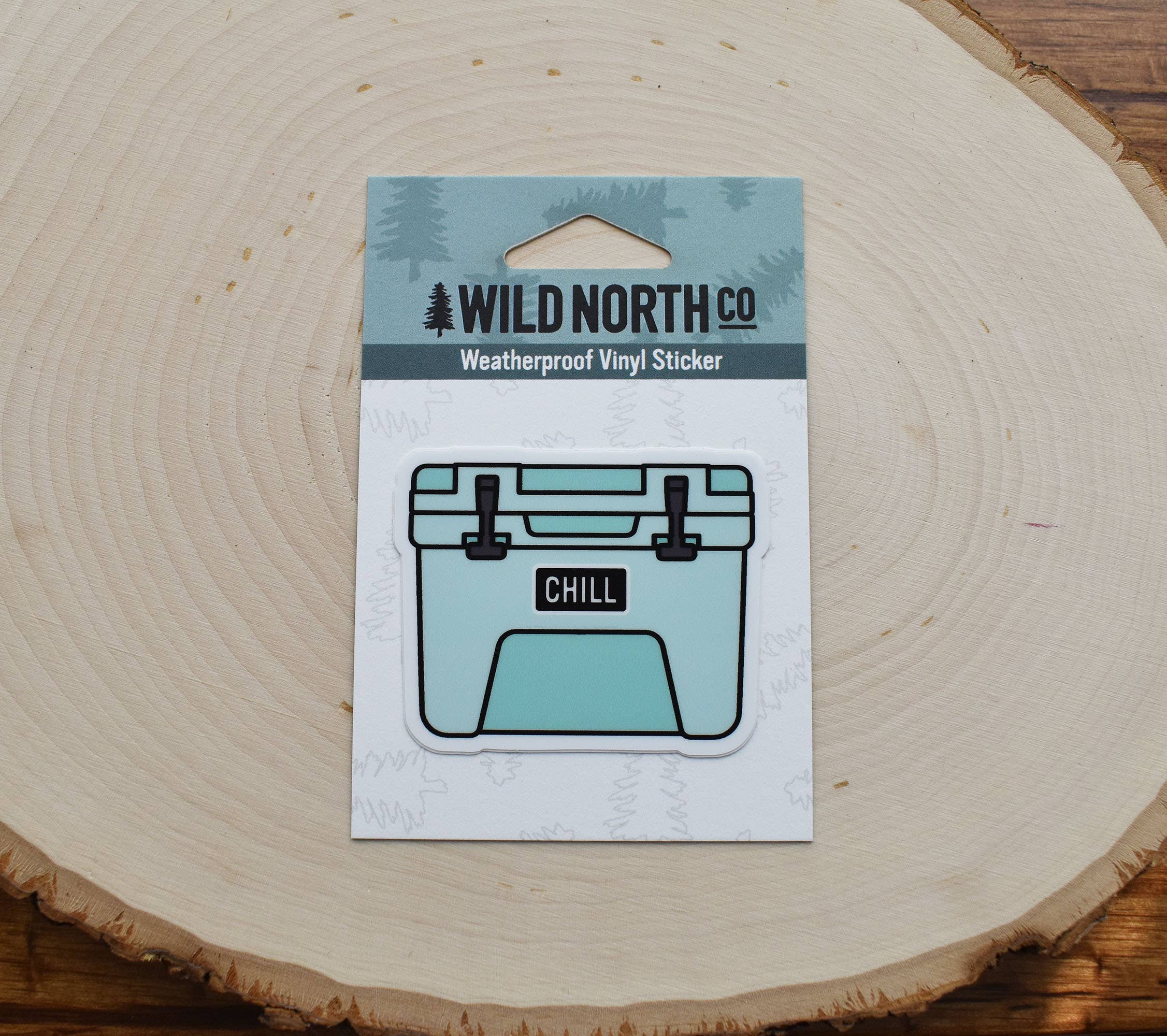 Wild North Co - Wholesale Sticker - Chill Cooler Sticker2