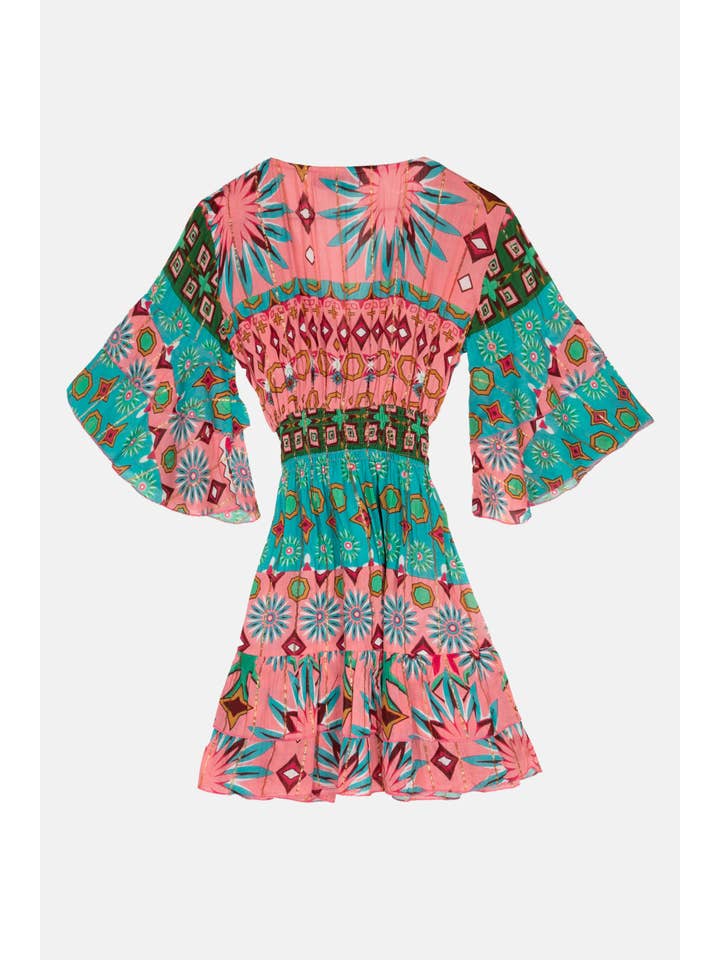 Piti Cuiti - Wholesale Dress - Women's - GOA PINK SHORT DRESS
