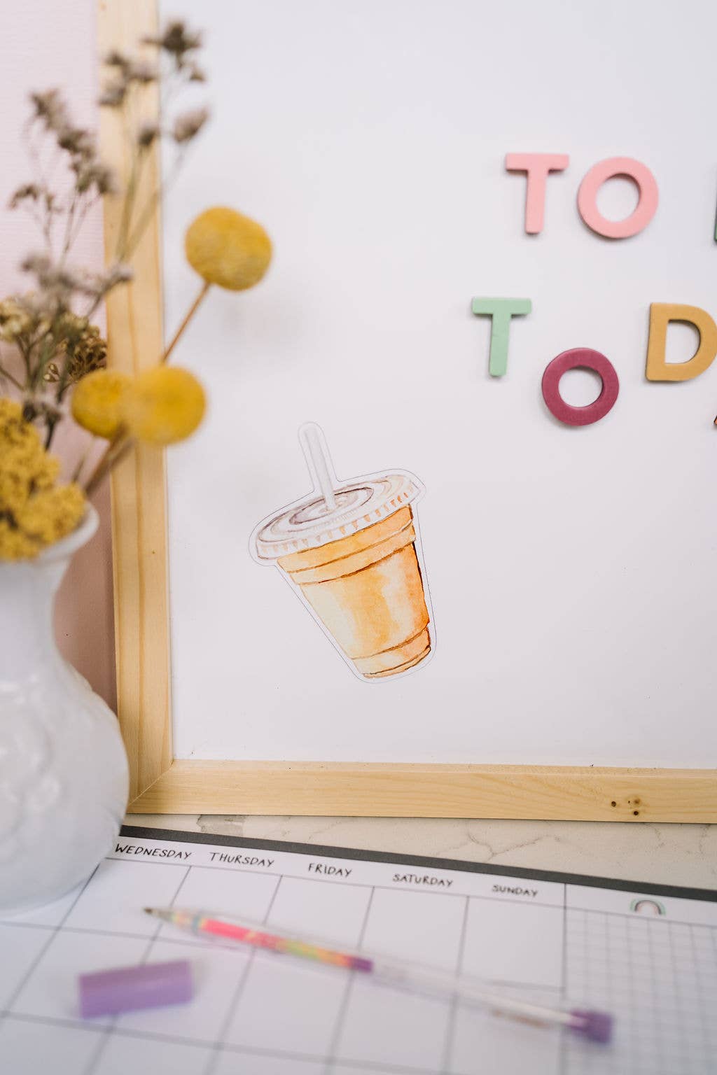 kathyphantastic - Wholesale Magnet - Iced Coffee Magnet1