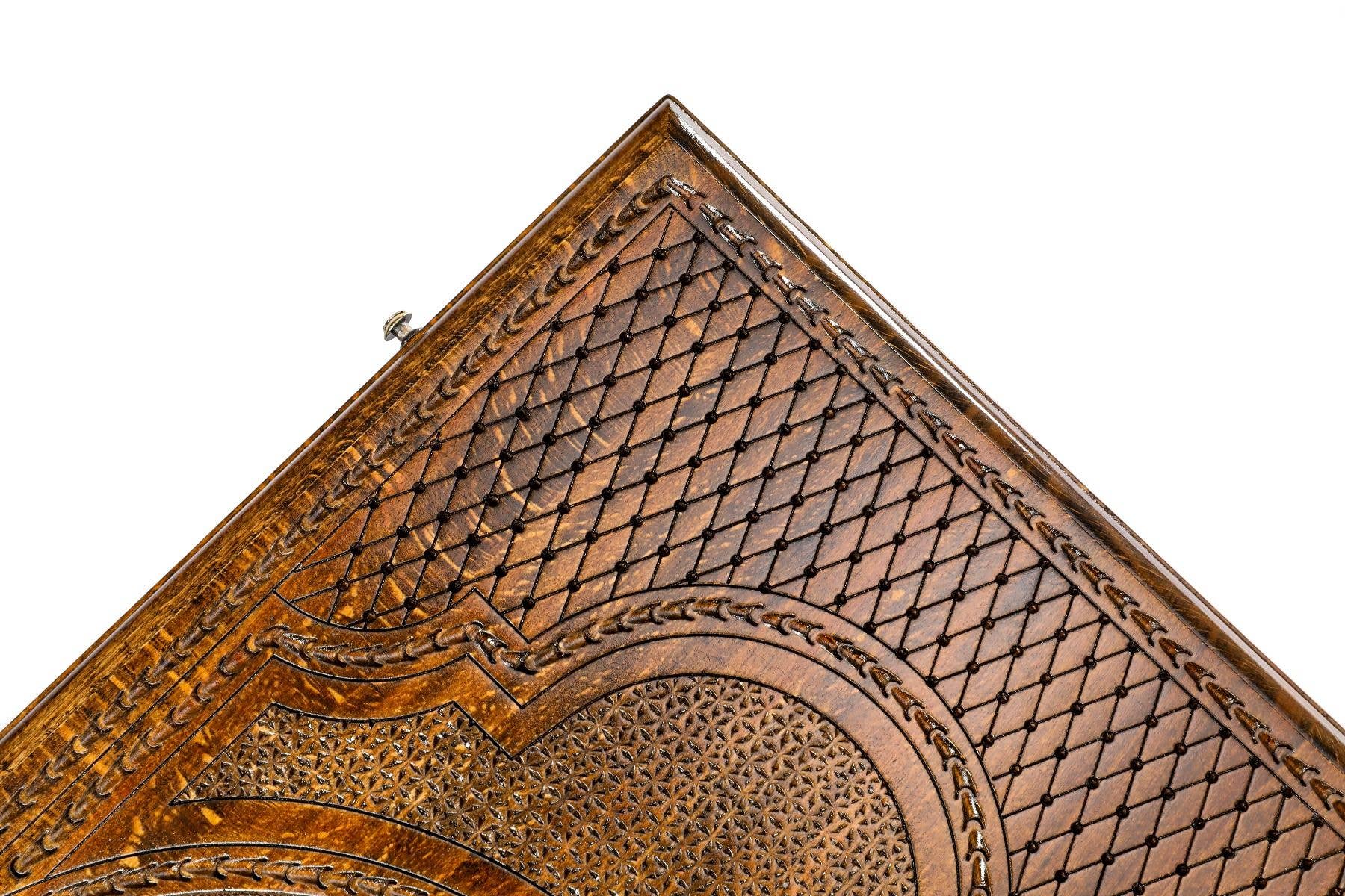 Hrachya Ohanyan - Wholesale Board Game - Hand Made Backgammon Ornamental classic 24"x 12" x 2"6