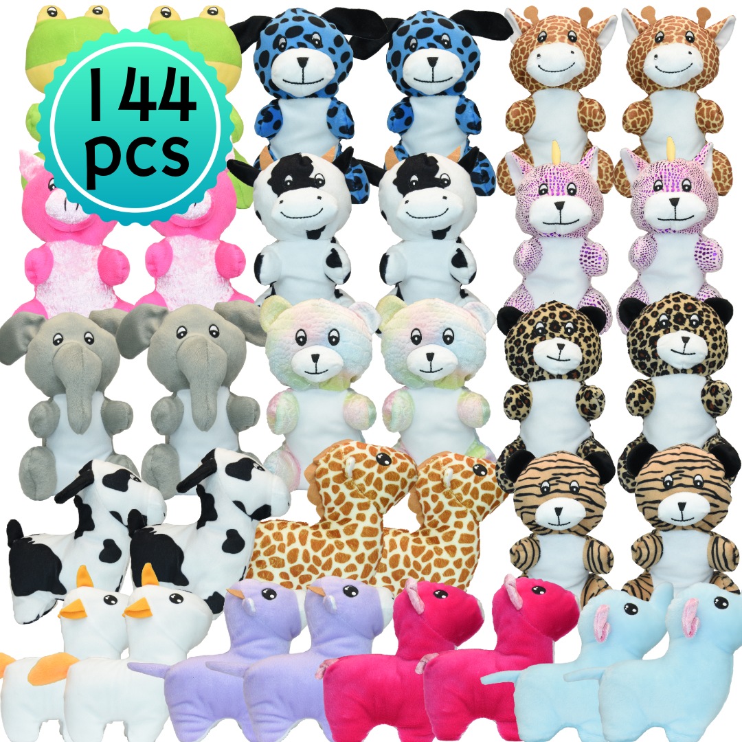 Toy Barn - Wholesale Stuffed/Plush Toy - Kids & Baby - Bulk Stuffed Animals 7-9" – Assorted Plush Toy Styles1