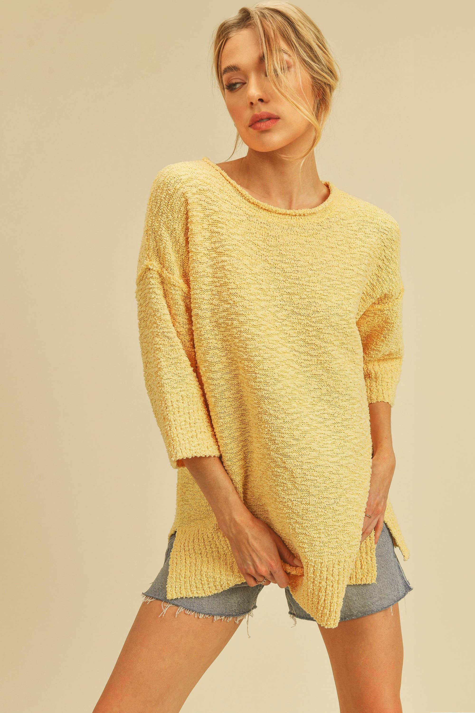 AEMI + CO - Wholesale Knit Sweater - Women's - 320AS Mandie Sweater 37