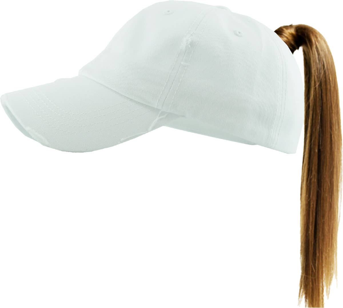 KBETHOS - Wholesale Ponytail Cap - Women's - Ponytail Washed Distressed Cotton Cap142