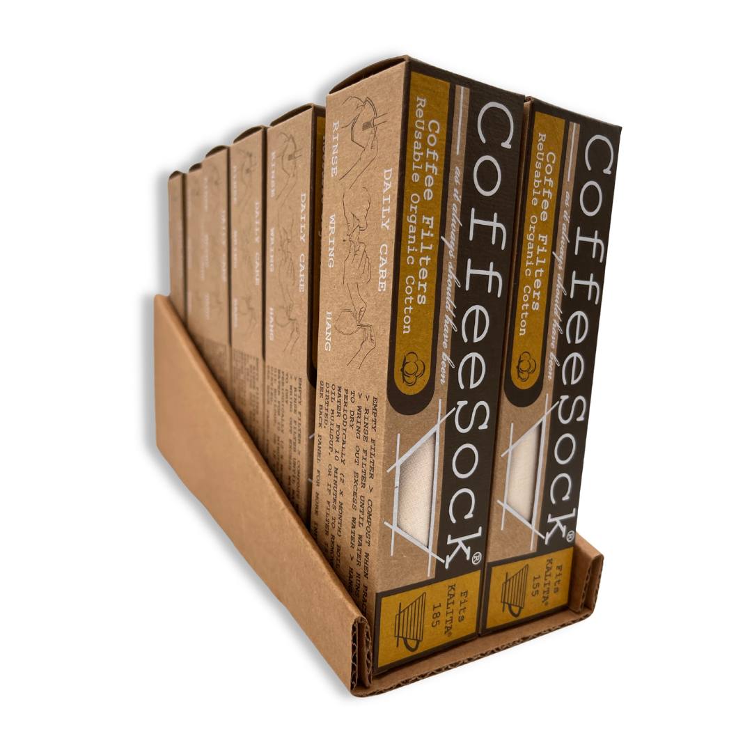 CoffeeSock - Wholesale Coffee Filter - Reusable Organic Coffee Filters - Kalita® Wave Style 1855