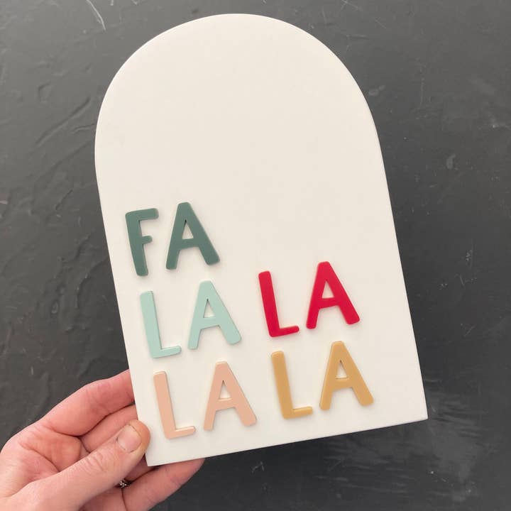 Fa La La Arch for wholesale by Cope and Co Custom Signs