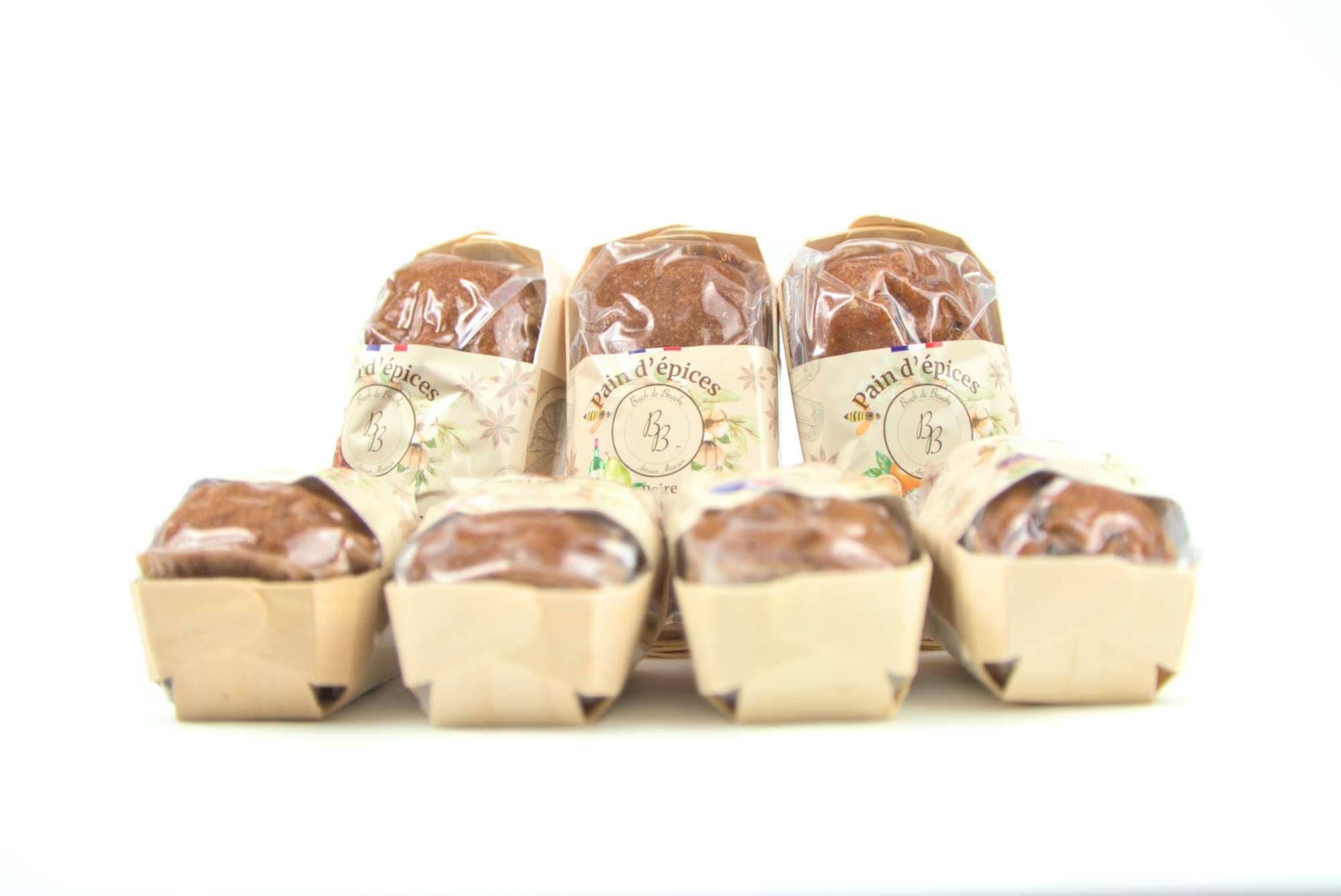 Bisch de Bruche - Wholesale Cake - Hazelnut Chocolate Gingerbread (100% Flower Honey) 140g2
