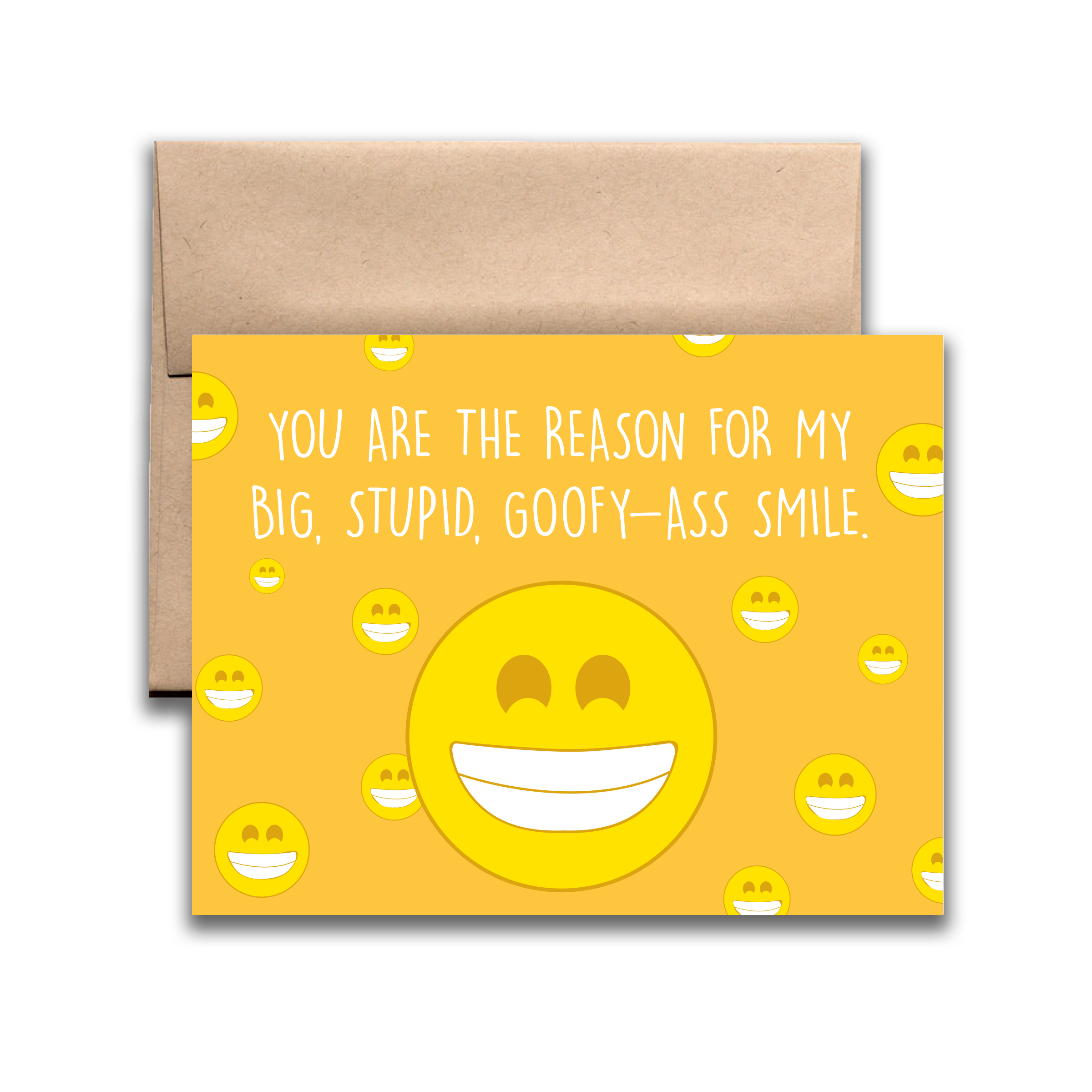 REMOVED BRAND - Wholesale Everyday Greeting Card - Goofy-Ass Smile Greeting Card0