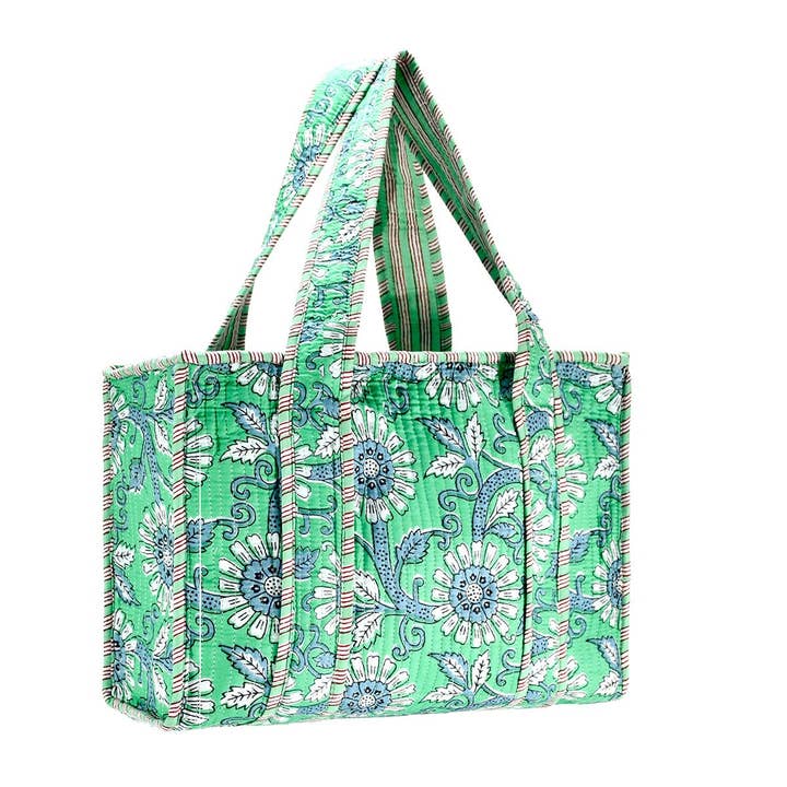 BNB Crafts Inc. - Wholesale Tote Bag - Unisex - Cotton Block Print Tote Bag- Small & Large1