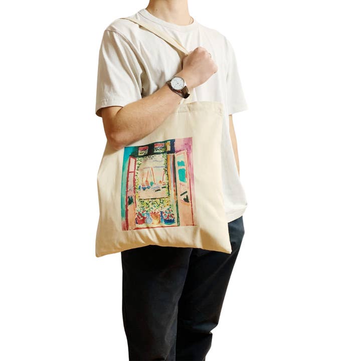 ZZZEBRAAA LIMITED – Engroshandel Tote bag - Unisex – Henri Matisse Det åbne vindue mulepose Berømte Vintage Art Ba