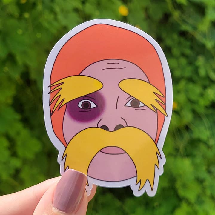 Autocollant étanche Ashby le Lorax 3 pouces pour la vente par Sophias Scales