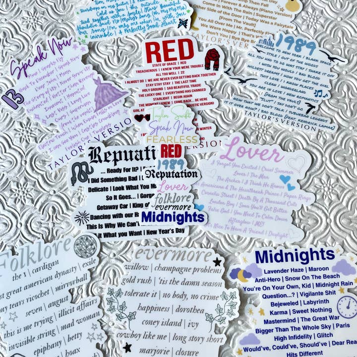 Room Decor Alley - Wholesale Sticker - Evermore Taylor Swift Sticker3