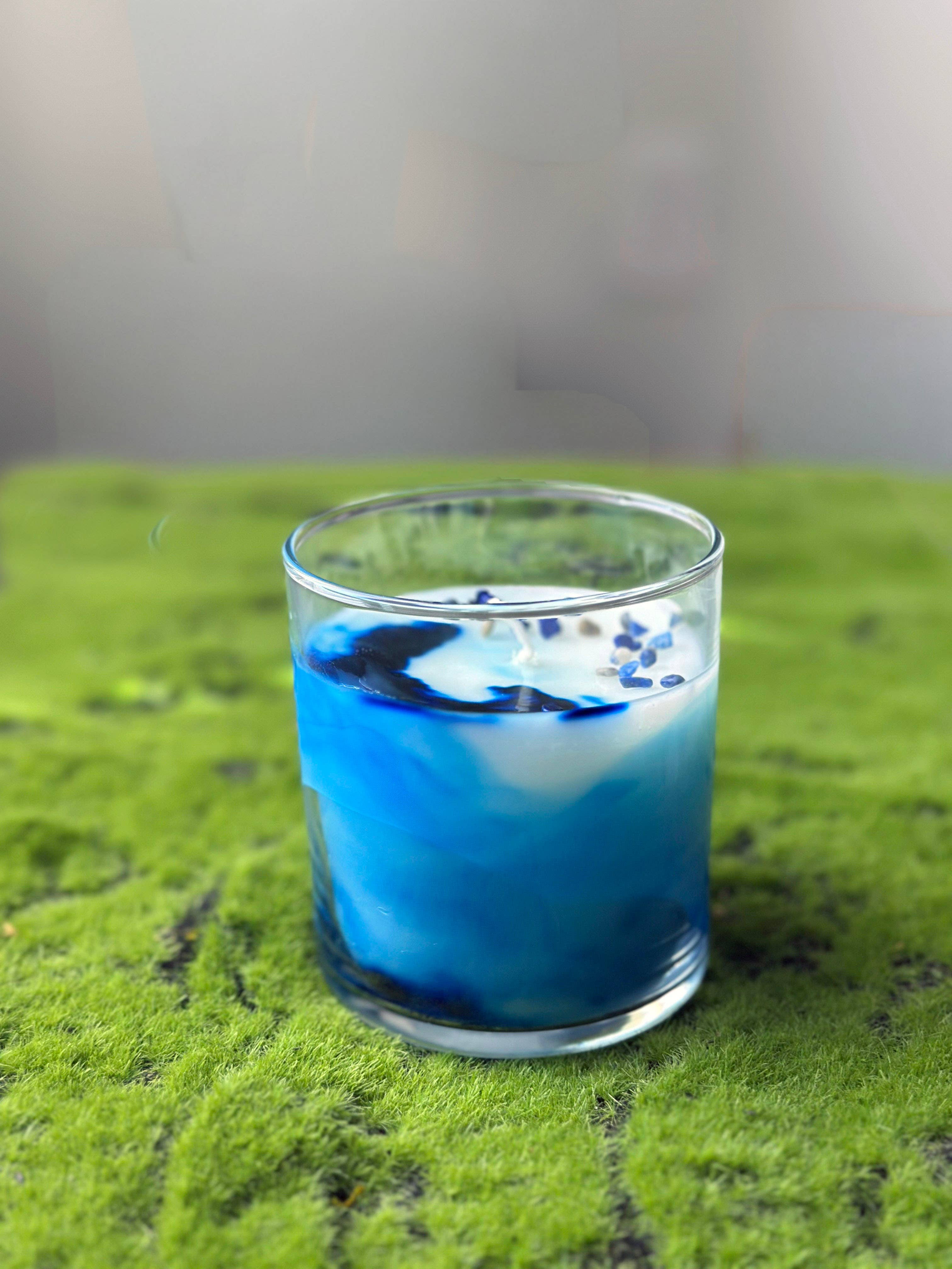 Goddess Glow Holistic Care - Wholesale Jar/Filled Candle - Strength Affirmation Candle - Palo Santo, Saffron, Moss1