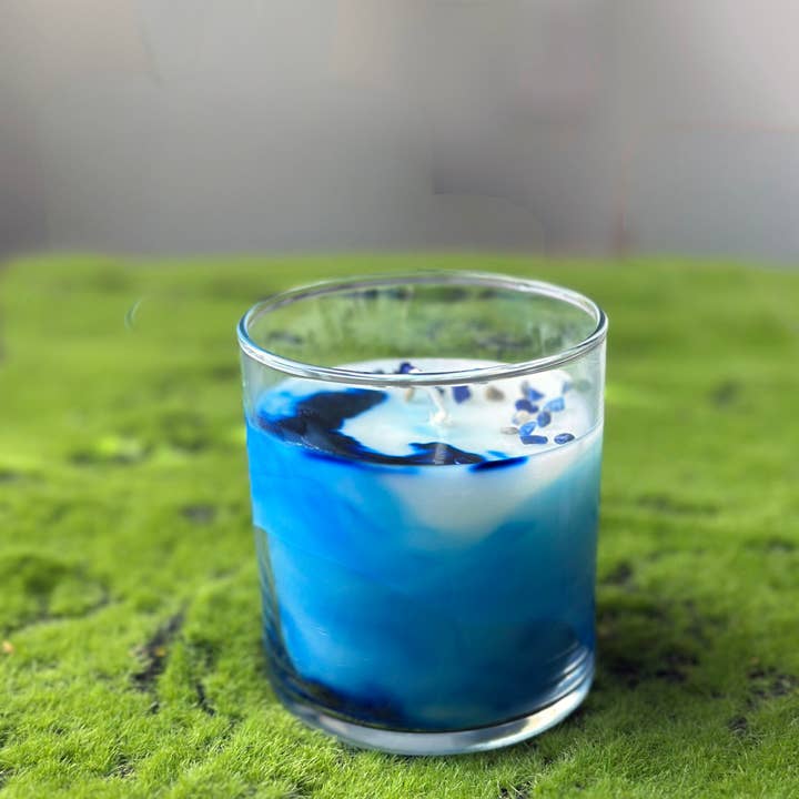 Goddess Glow Holistic Care - Wholesale Jar/Filled Candle - Strength Affirmation Candle - Palo Santo, Saffron, Moss1