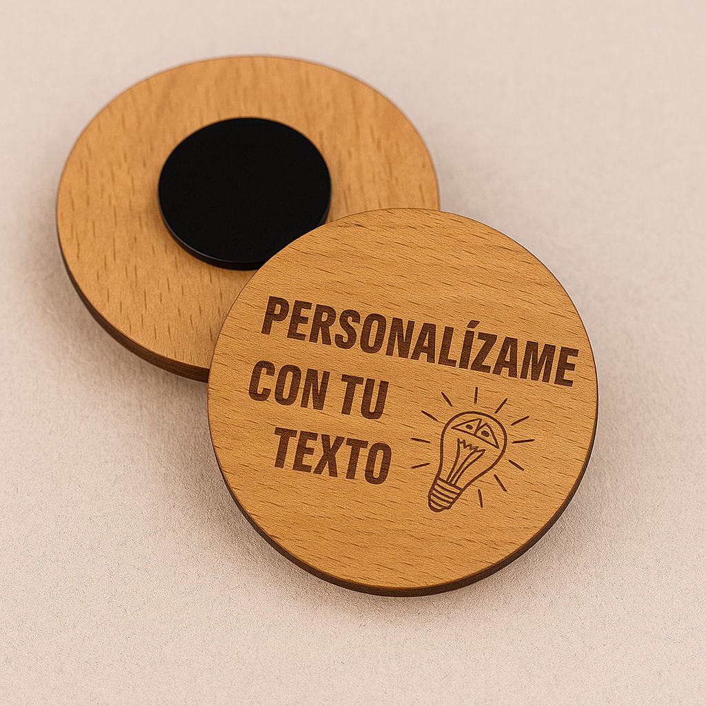 Fustik - Vente Aimants - Aimant en bois personnalisable1