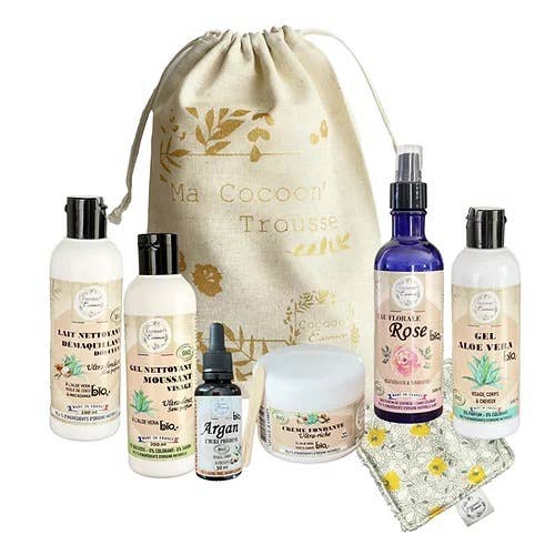 Cocoon’Essence - Vente Ensemble/coffret de soins du visage - Cocoon'Trousse Routine peaux matures Bio Cocoon'Essence1