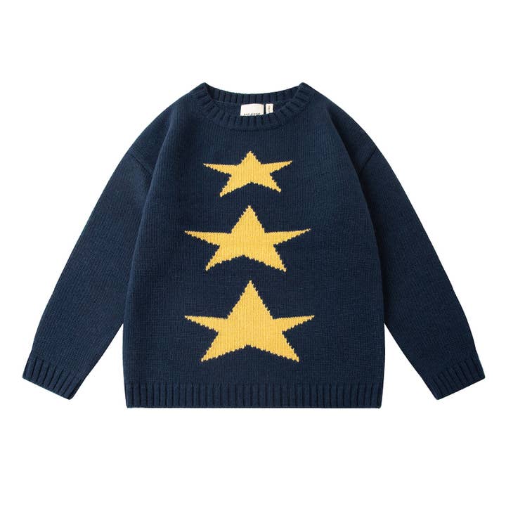 Starry Knit Navy for wholesale by Knit Planet