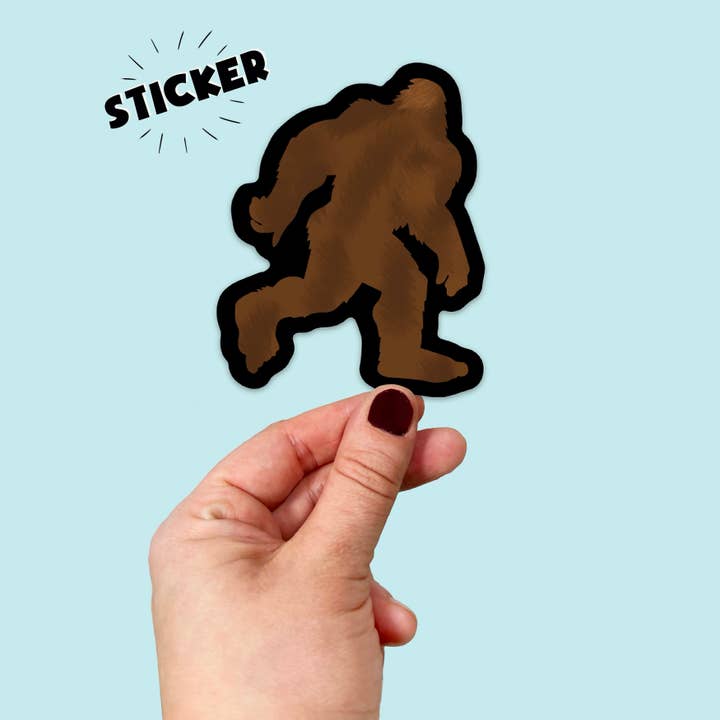 Wasserdichter Vinyl Bigfoot Sasquatch Aufkleber für den Großhandel von Songbird Artistry