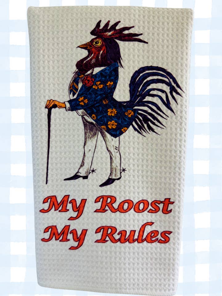 Questo Gallo Comanda il Pollaio, molto distinto con bastone per la vendita all'ingrosso da parte di TOPICS IN THE TROPICS