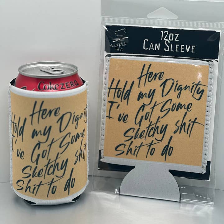 Housse en néoprène « Hold my Dignity » pour la vente par Crooked Halo