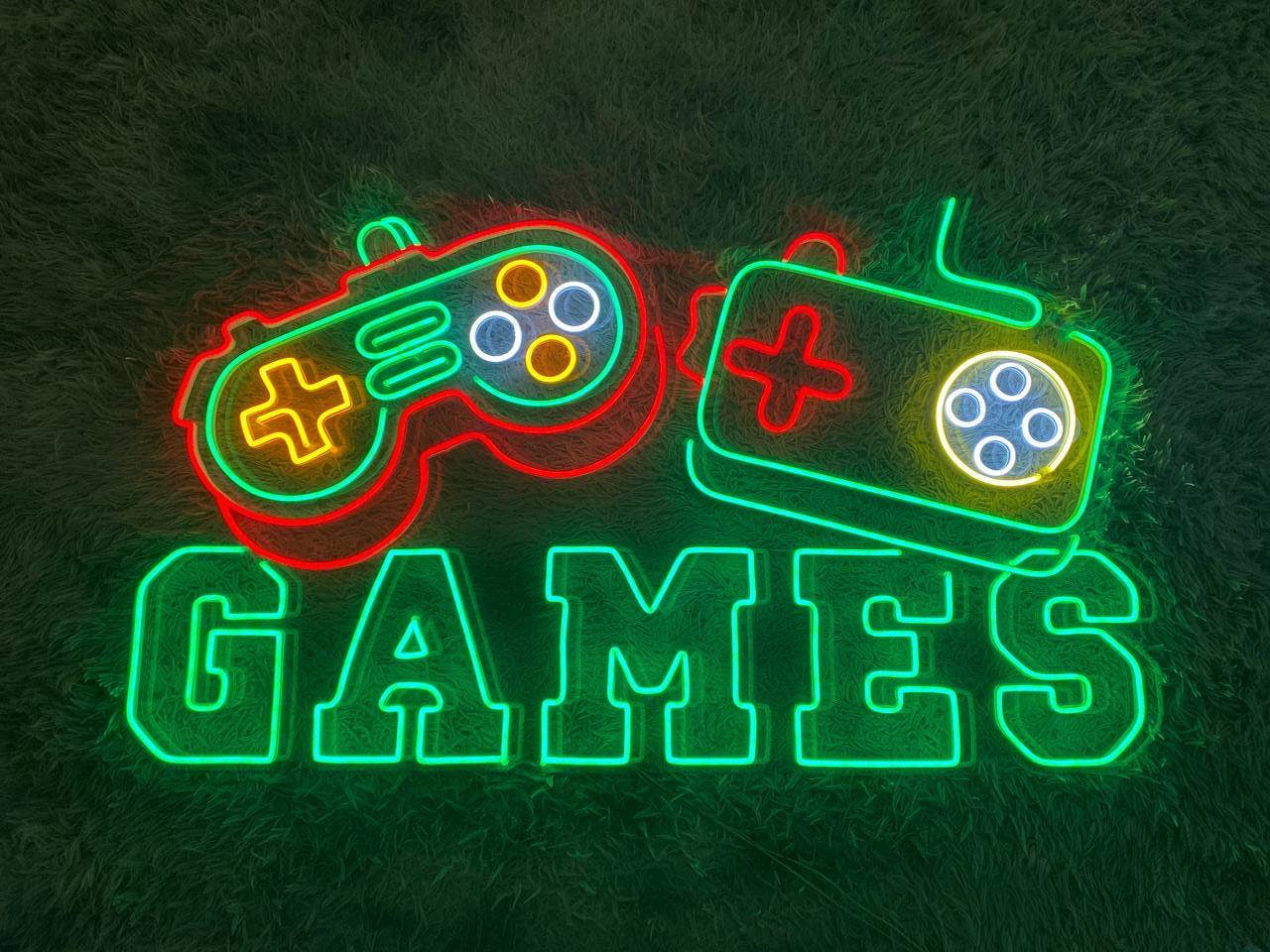 Glow Neon - Wholesale Neon Sign - Game Room Controller, Arcade Video Game Room Decor Led Sign0