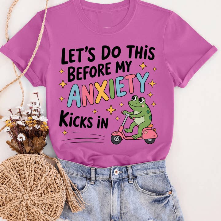 T-shirt graphique Grenouille d'anxiété pour la vente par Festivitees