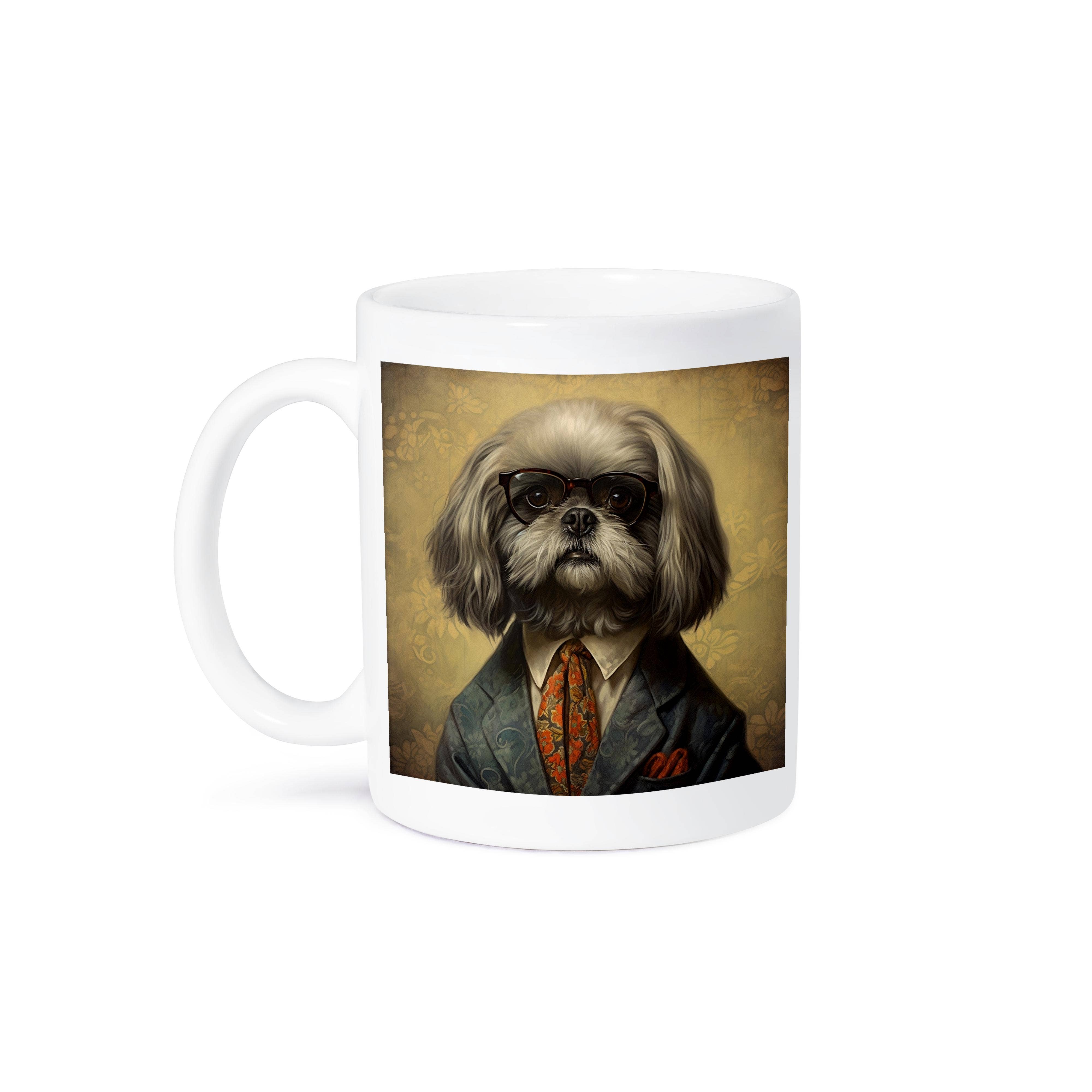 3dRose - Wholesale Coffee Mug - 3dRose, Traditional formal portrait of a Shih Tzu, Mug8