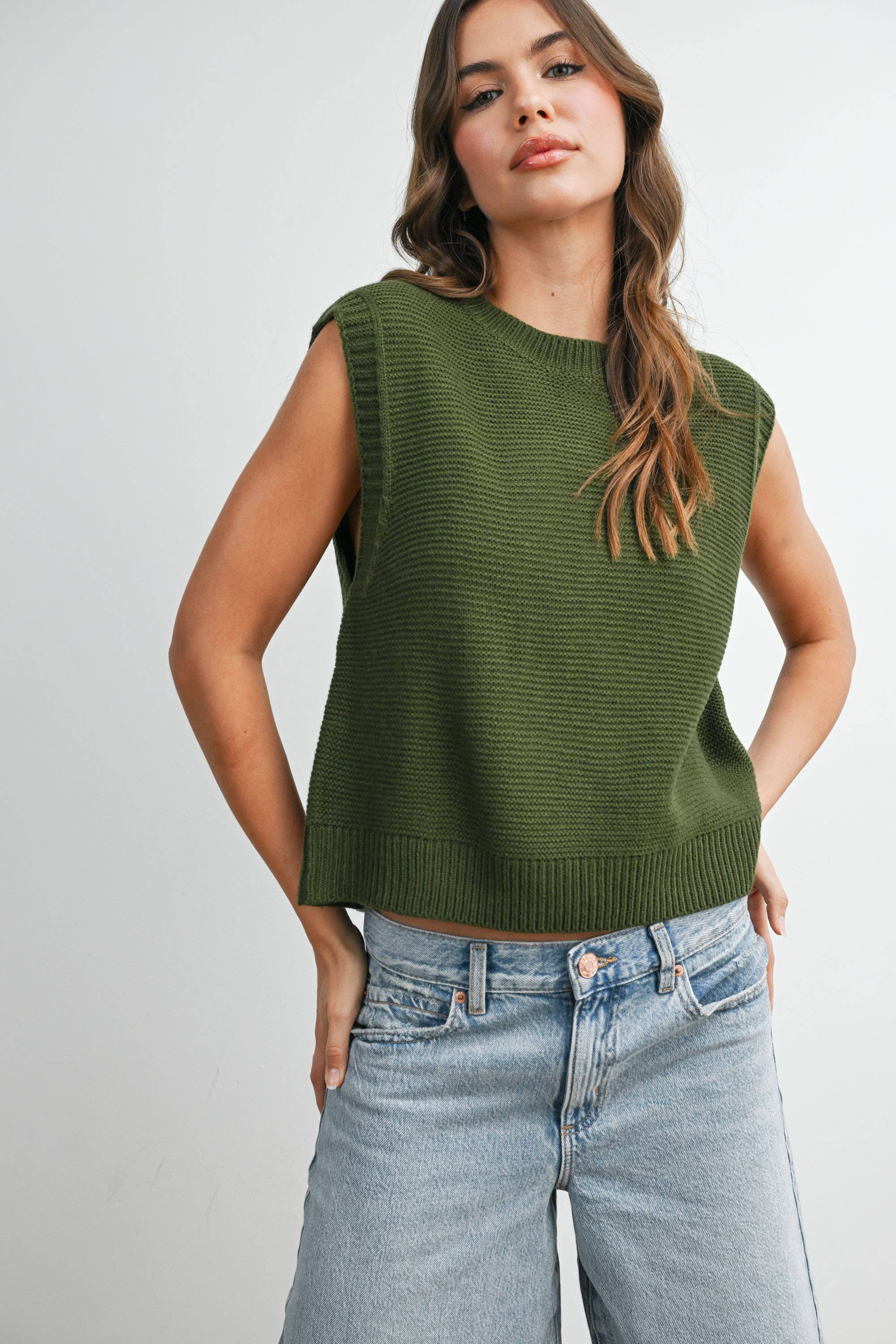 BUTTERMELON - Vente Haut en maille – femme - Haut en maille uni - BMW76005