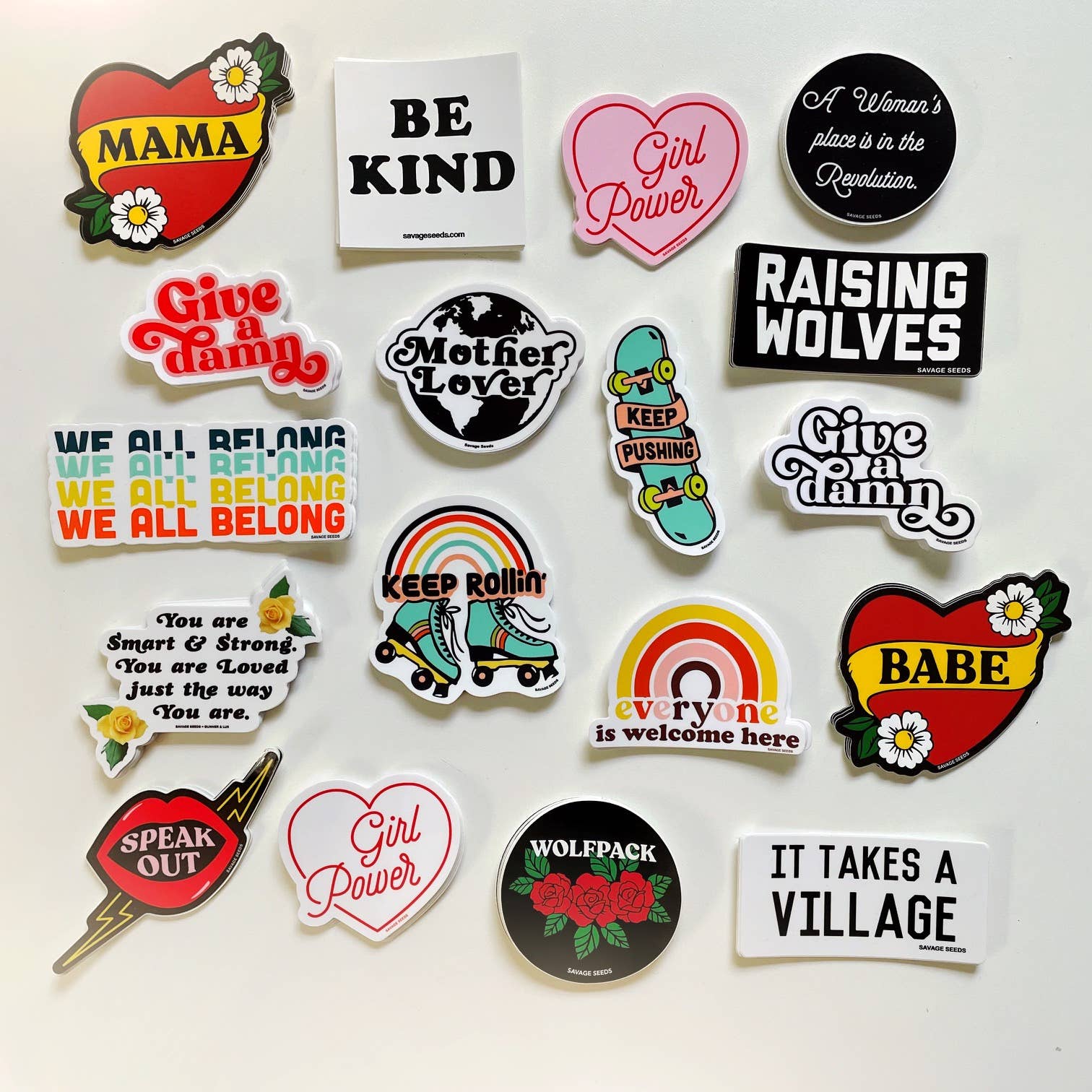 Savage Seeds - Wholesale Sticker - Die Cut Vinyl Stickers - Assorted9