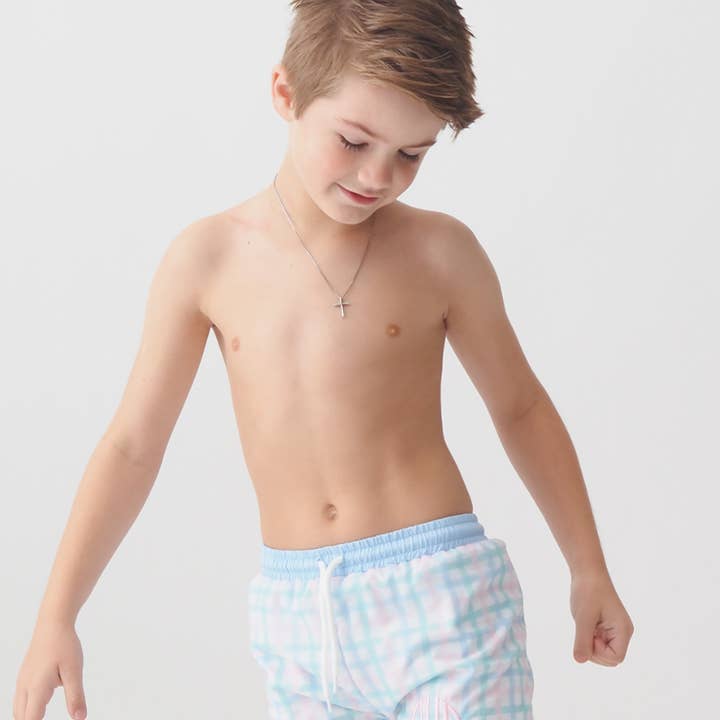 Karierte reguläre Badehose für den Großhandel von Southern Taters