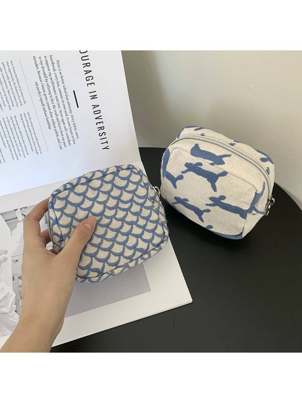 Funkyrel® Atzbranding Limited – wholesale Coin purse – Women’s – Cosbai - Embroidered Square Coin Pouch4