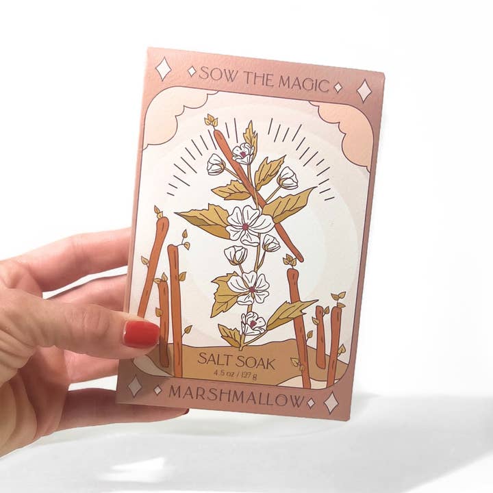 Sow the Magic - Wholesale Bath Salts - Marshmallow Tarot Salt Soak4